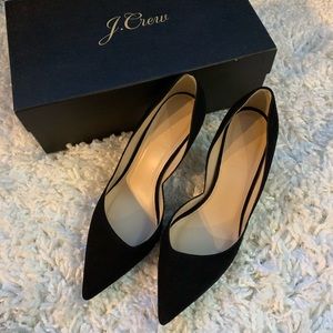 J.Crew Colette Suede D’Orsay Kitten Heels Size 7